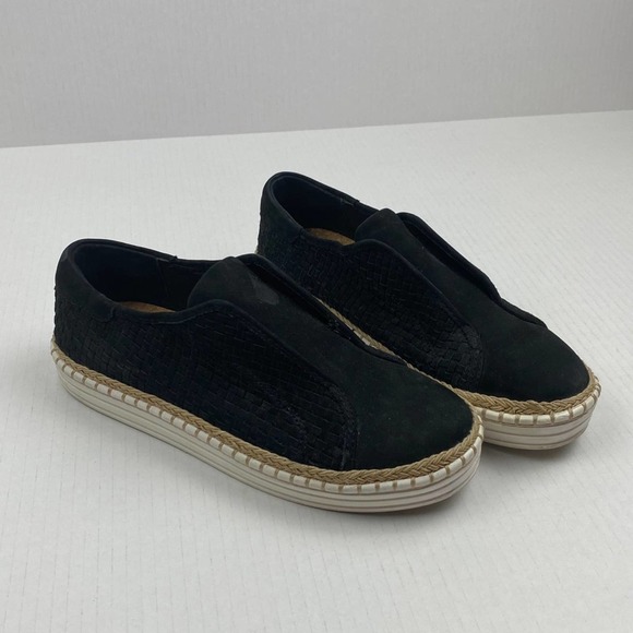 J/Slides Black Kayla Slip On Sneaker SZ 7 - Picture 1 of 6